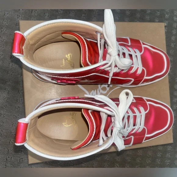 Christian Louboutin Rantus Orlato Flat -bright pinkish red - Picture 4 of 8